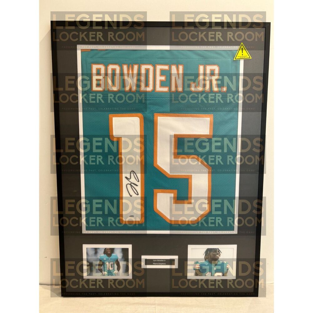 Framed Lynn Bowden Jr. Autographed Jersey (With Certificate of Authenticity)